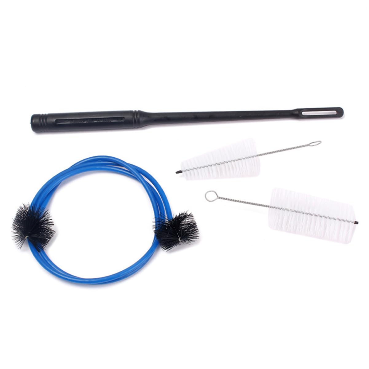 ibasenice 12piezas De Limpieza Para De Incluye Cepillo Flexible Cepillo Para Tuberías y Varilla De Limpieza Para De Instrumentos De Viento Azul