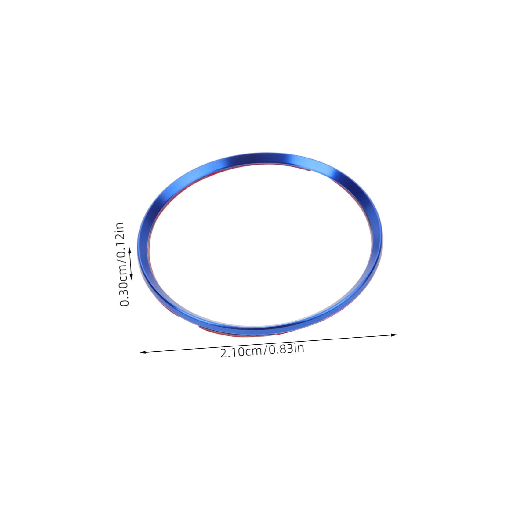 HOLIDYOYO 4pcs Hubcap Decorative Ring Removal Tire Caps Tire Replacement Hub Trim Car Hub Trim X Covers Wheel Hub Trim Hubcaps Hub Caps Tire Replacement Hub Cover Trim Aluminum Alloy Blue