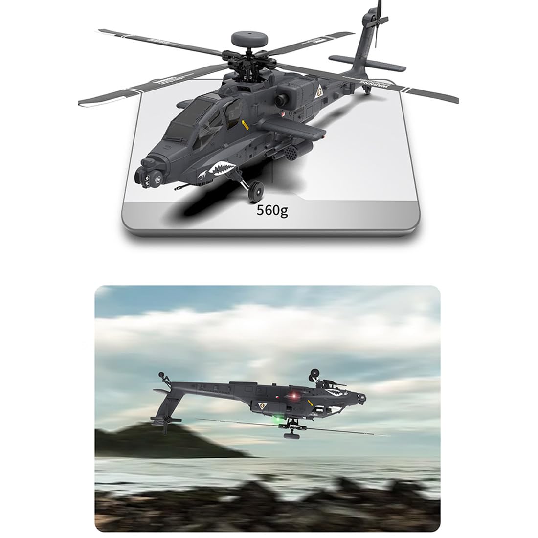Helikoptery RC dla dorosłych, F11-S AH64 6CH pozycjonowanie GPS 3D helikopter kaskaderski zdalnie sterowany samolot elektryczny model samolotu wojskowego z konstrukcją bez rozporka i