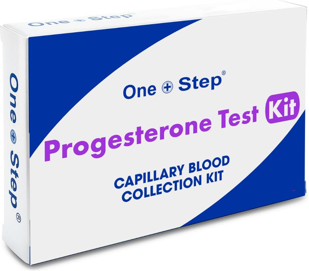 One Step: Progesterone Hormone Test Kit – at-Home Sample Collection with Lab-Verified Results | Fertility & Ovulation Tracking for Women, Early Pregnancy Monitoring | Accurate UK Testing Kit