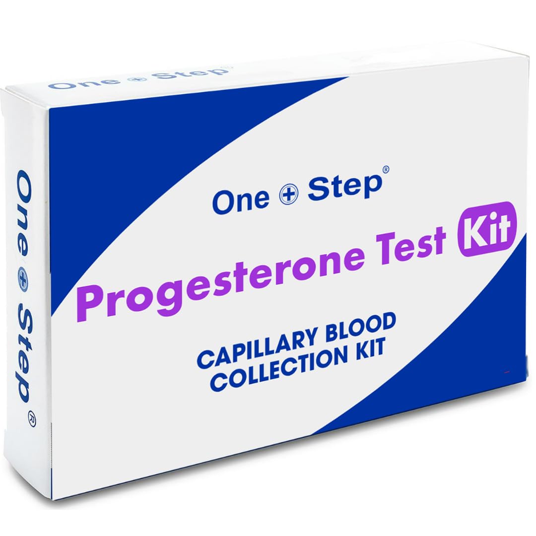 One Step: Progesterone Hormone Test Kit – at-Home Sample Collection with Lab-Verified Results | Fertility & Ovulation Tracking for Women, Early Pregnancy Monitoring | Accurate UK Testing Kit
