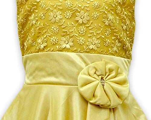 Image of Girl's Column Midi Dress