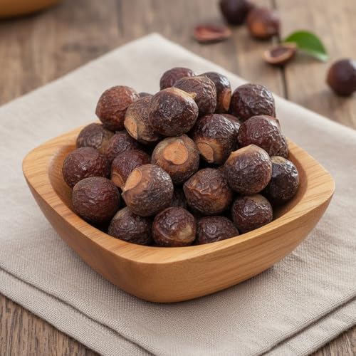 Image of Natural Soap Nut 30g Aritha /Reetha /Ritha /Soapnuts /Poonthikottai (Sapindus Mukorossi) | Raw Dried Hair Wash Herb for Dandruff Control, Hair Growth & Smooth Shiny Hair | Chemical Free