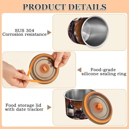 Envase hermético de acero inoxidable para café 30oz miniatura 4