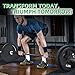 Fitvids Olympic Cast Iron 2-Inch Weight Plate for Strength Training & Weightlifting, Multiple Weights Available, 25LB (Pair)