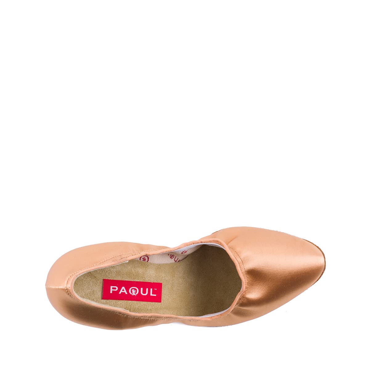 PAOUL - Promenade | Scarpe da Ballo Décolleté Donna col Tacco 1040_60R Raso Carne Chiaro, Danze Standard e Ballo Sociale