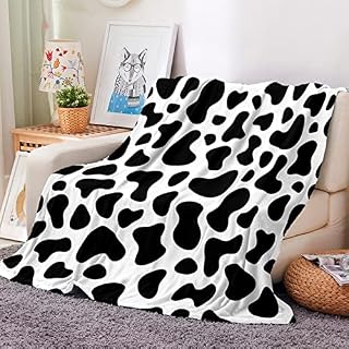 WONGS BEDDING Flannel Blanket Reversible Warm Fleece Blanket Black and White Flannel Blanket for Bed, Couch and Sofa 130x150cm