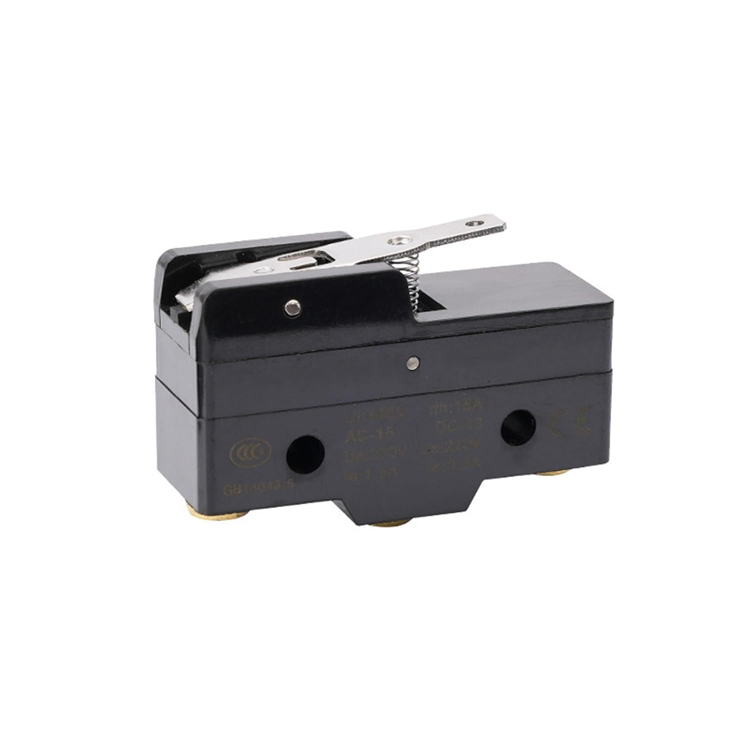HZ-1702 Limit Switch Travel Adjustable Roller Lever Arm Industrial Control for CNC Machine 1Pcs