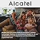 ALCATEL F530 - Schnurloses Festnetztelefon DECT - Großes beleuchtetes Display - Freisprechfunktion - Anrufblockierungsfunktion - 2 Direktwahltasten - Weiß/Blau