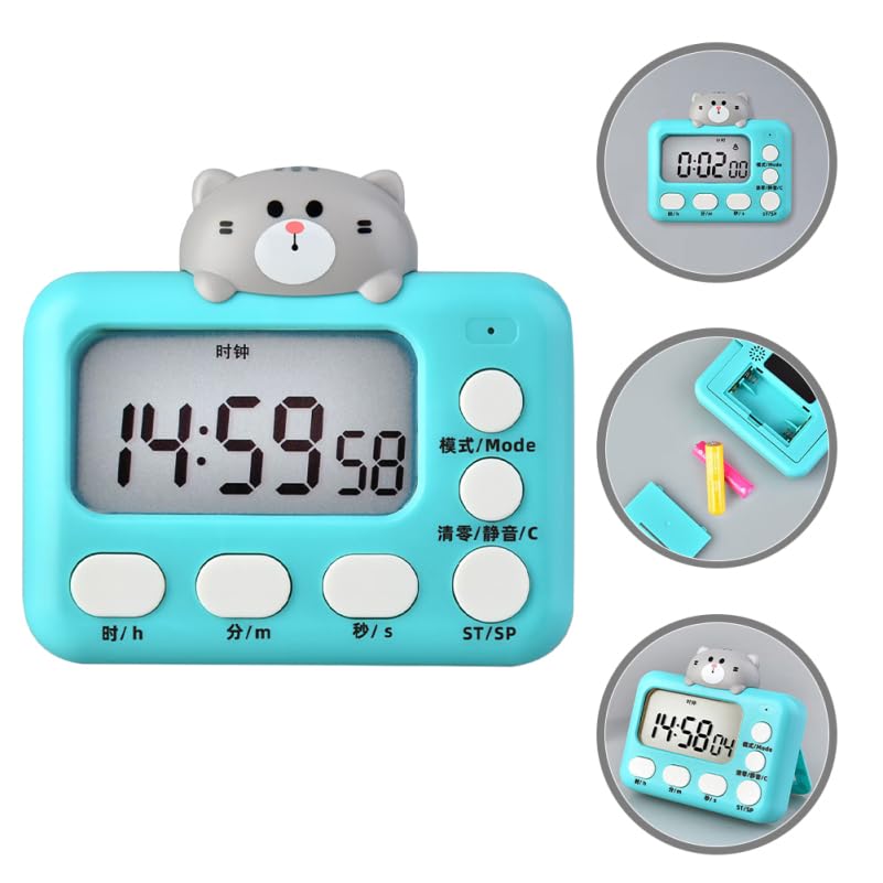 Minuteur de cuisine numérique avec grand écran LCD Alipis