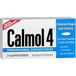 4 Hemorrhoidal Suppositories 24 Each (Pack of 11)