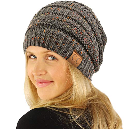 Image of Hatsandscarf CC Exclusives Solid Color Beanie Tail Hat for Adult (MB-20A)