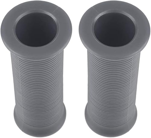 Miniatura 6 de Akozon Par de empuñaduras de 1 pulgada, 0.984 in/1.1 pulgadas, 1.102 in, universal para motocicleta, antideslizante, a rayas, vintage, mango de