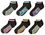 Maidenform Big Girls' Athletic Six-Pack Low-Cut Socks