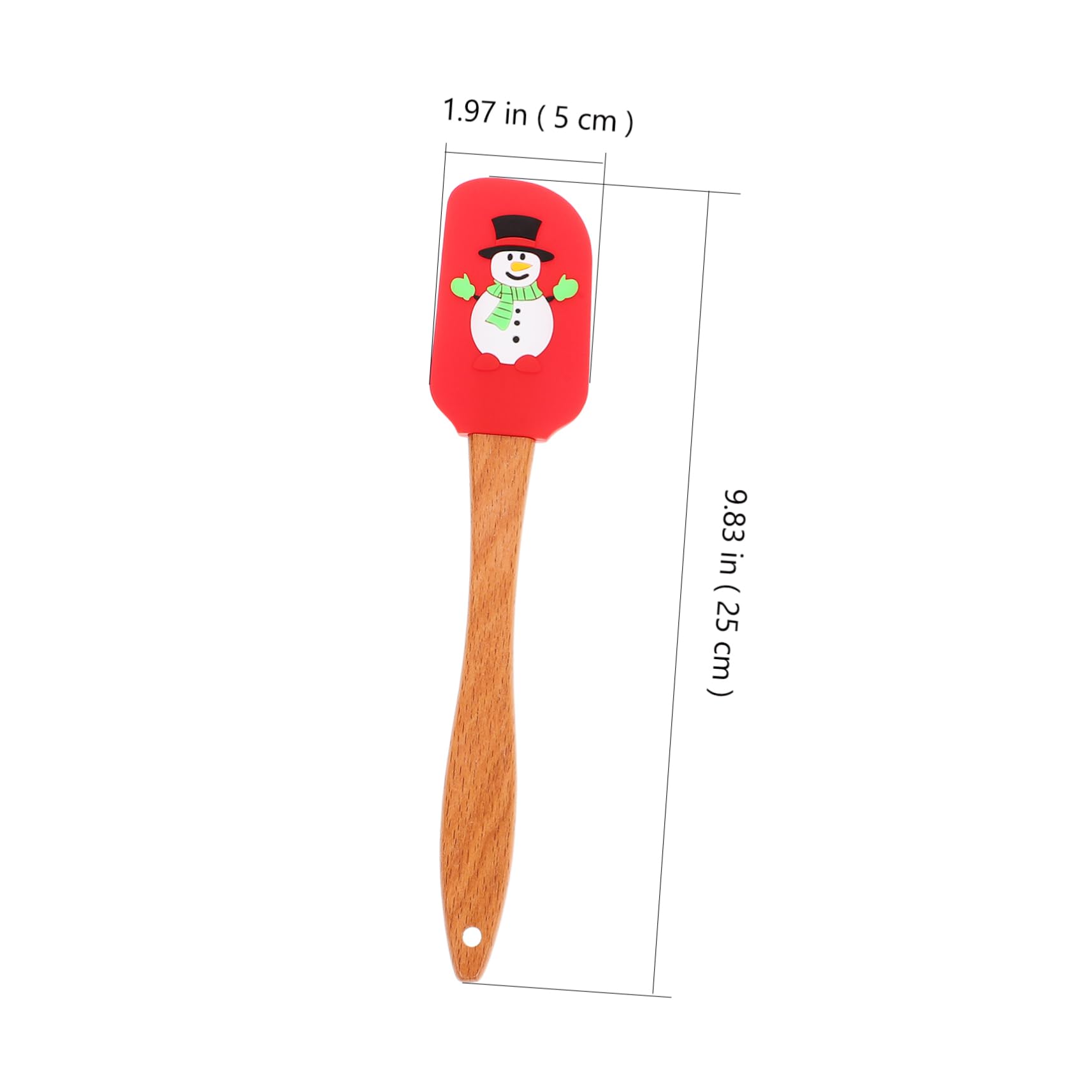 Cabilock 5pièces Spatules De Cuisson Silicone Ergonomiques Ustensiles De Pâtisserie Spatules De Cuisine Pour Maison Styles Assortis Faciles à Nettoyer Suspendre