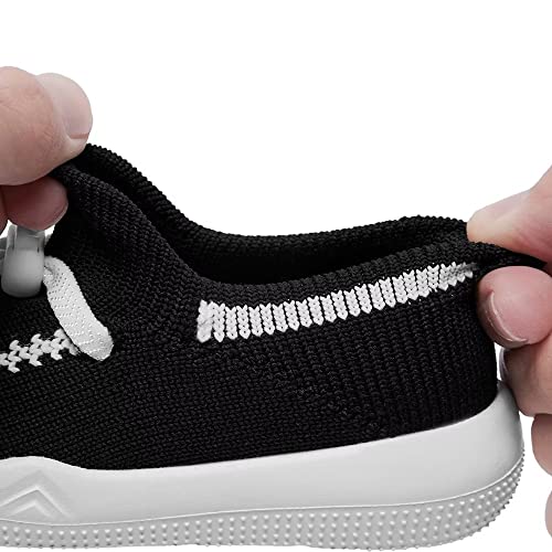 Image of Eashi Baby Boy Girl Non-Skid Indoor Infant Walking Shoes Breathable Warm Elastic Sock Shoes with Memory Sole Protect Toes Outdoor Sneakers
