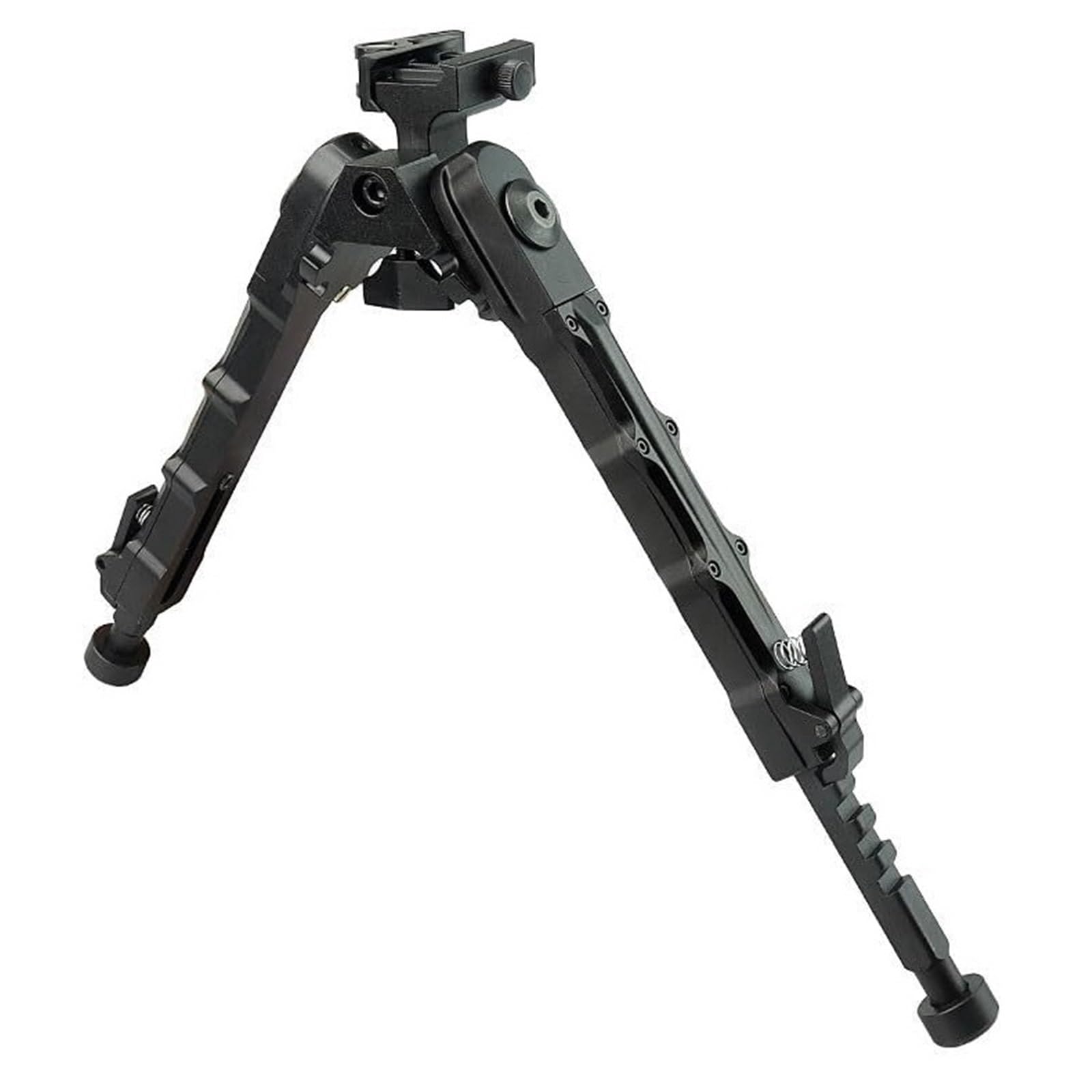 Bipied V9 en Alliage D'aluminium, Bipied Tactique QD, Extension De 7 À 8,5 Pouces, Support Tactique Réglable for Rail De 20 Mm(Black)