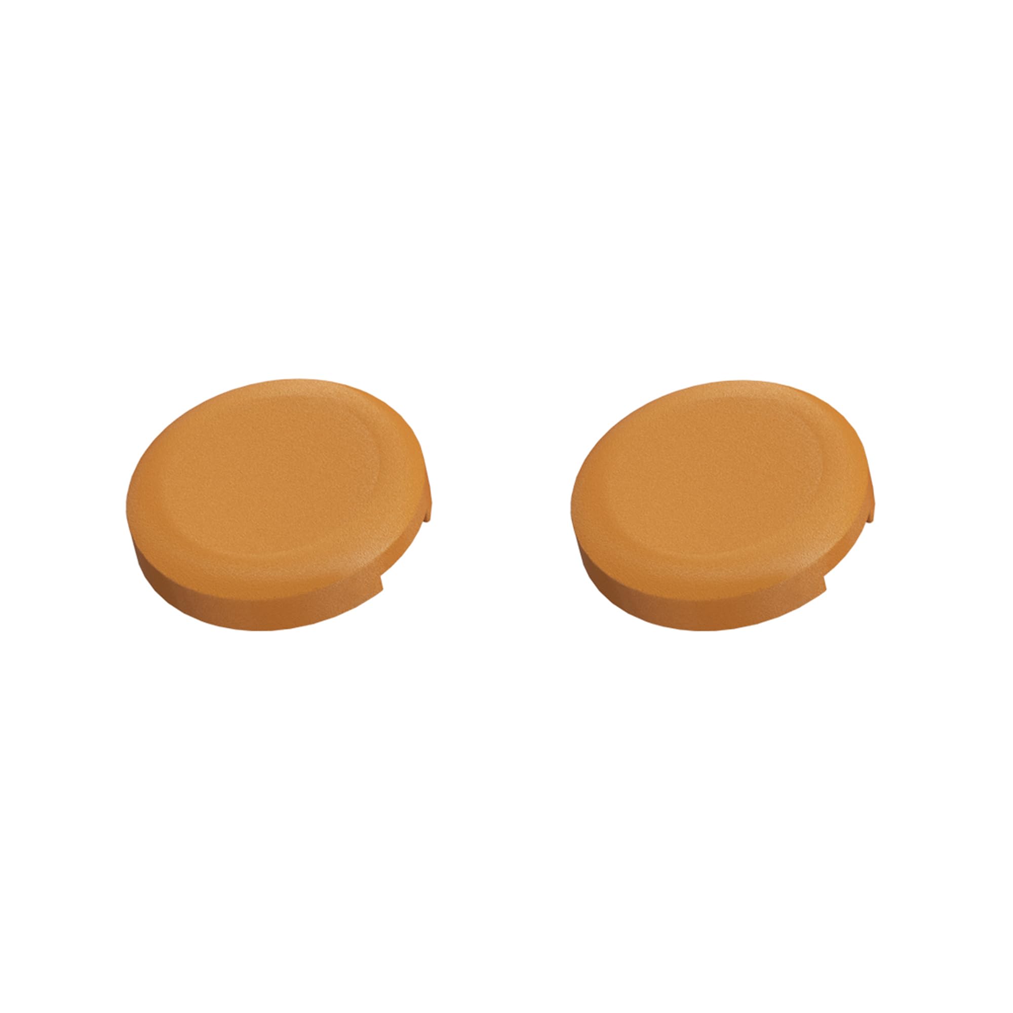 Button Caps,2PCS 26mm Leverless Controller Keycaps Replacement Button Caps for Mechanical PushButtons,Large Size Arcade Button Accessories (Yellow)