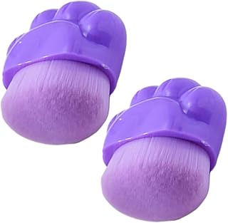 Ciieeo Cat Claw Shaped Makeup Brush 2pcs, Pur...