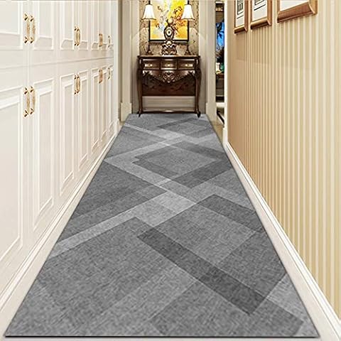 HYEYXKK Long Narrow Runner Rug for Hallway Hall Stairs, 1m/1.5m/2m/2.5m/3m/3.5m/4m/4.5m/5m/5.5m/6m Extra Long Carpets, Kitchen Entrance Non Slip Washable Door Mat (Size : 60x350cm/2ftx11.5ft) Cover