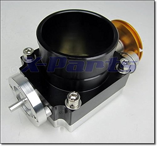 Drosselklappe ø 70mm SCHWARZ Black