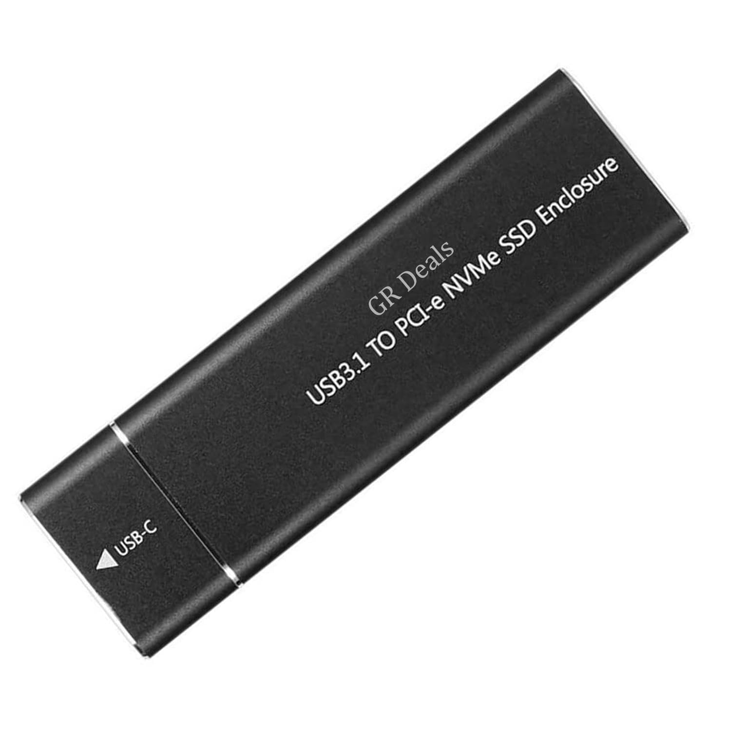 GR Deals NVME M2 Enclosure, NVMe SSD Enclosure - USB 3.2 10Gbps, Tool-Free M.2 NVMe Case, PCI-E NVMe Reader, USB-C, Supports M & B&M Keys, 2230/2242/2260/2280 SSDs. Black.-image-45