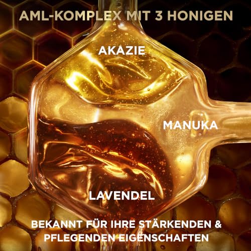 Garnier Wahre Schätze Reparierendes Shampoo Honig Schätze; XXL Format 1L, kräftigt und nährt strapaziertes und brüchiges Haar, 1000 ml