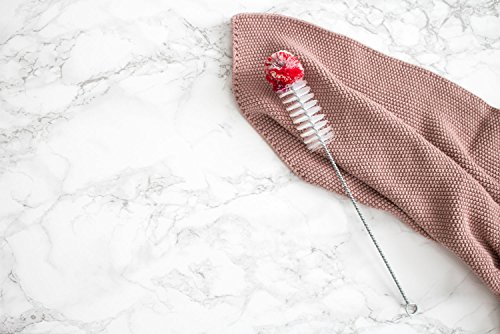 aquabook Flaschenbürste Bottle Brush dünn und lang | Reinigungsbürste, Gläserbürste, Reagenzglas Bürste, Tassenbürste… – Bild 4