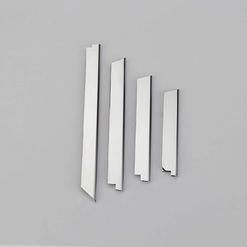 Miniatura 8 de YIWANG Cromo tablero lateral aire acondicionado salida decoración Trim 4 unids para BMW Serie 5 F10 2011-2017 mano izquierda conductor accesorios