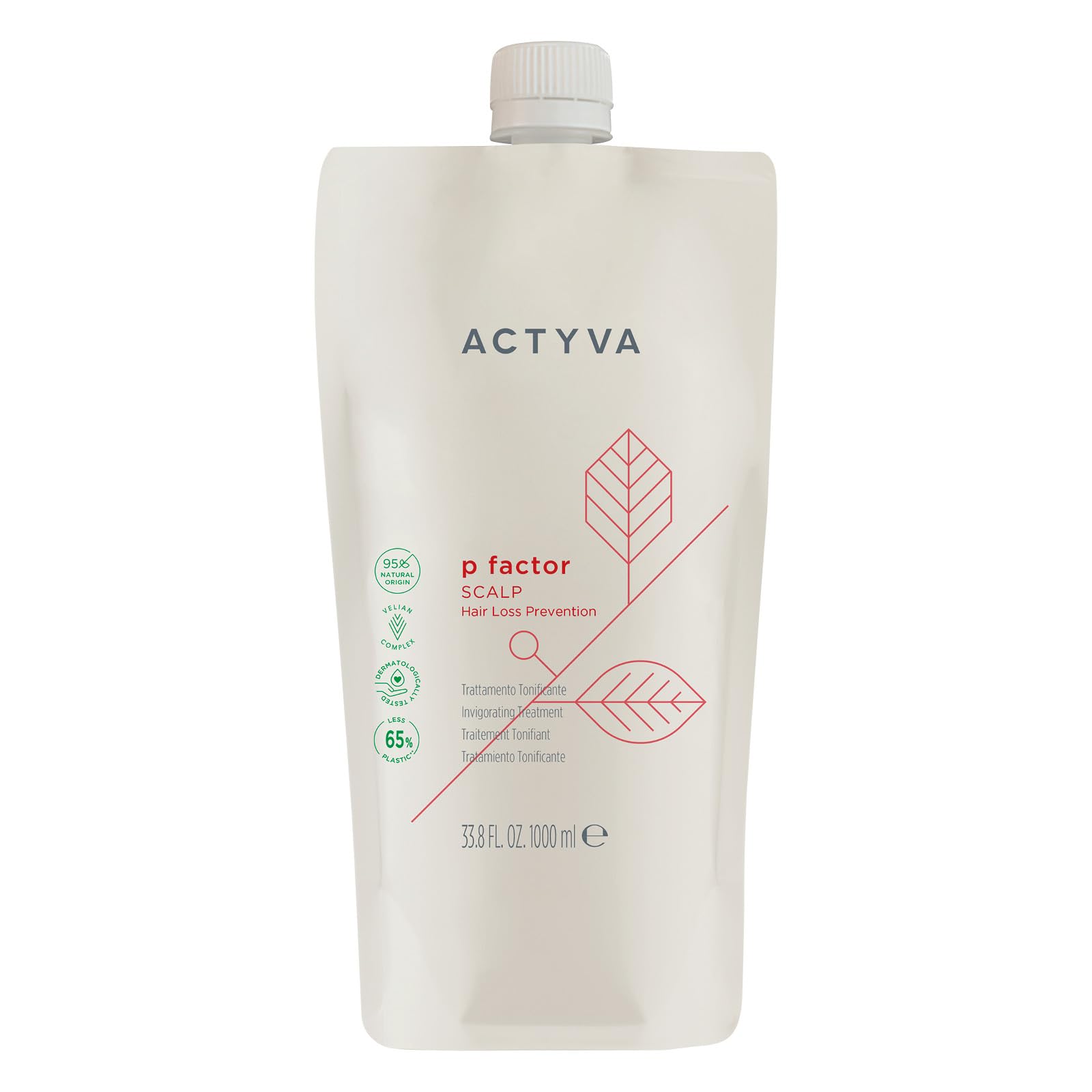 Actyva P Factor Scalp regenerująca i kojąca pielęgnacja włosów z olejkiem migdałowym i aloesowym – 1000 ml