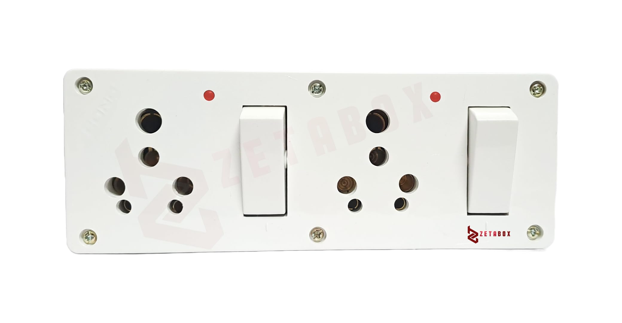 ConaSmyle Super Gold 2+2 16Amp Switch Socket Combined Box with LED Indicator-image-32