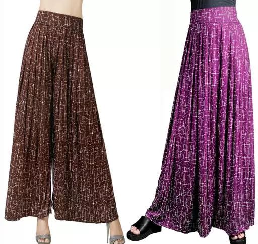 Image of M.M. Textiles Women's Loose Fit Palazzo P01