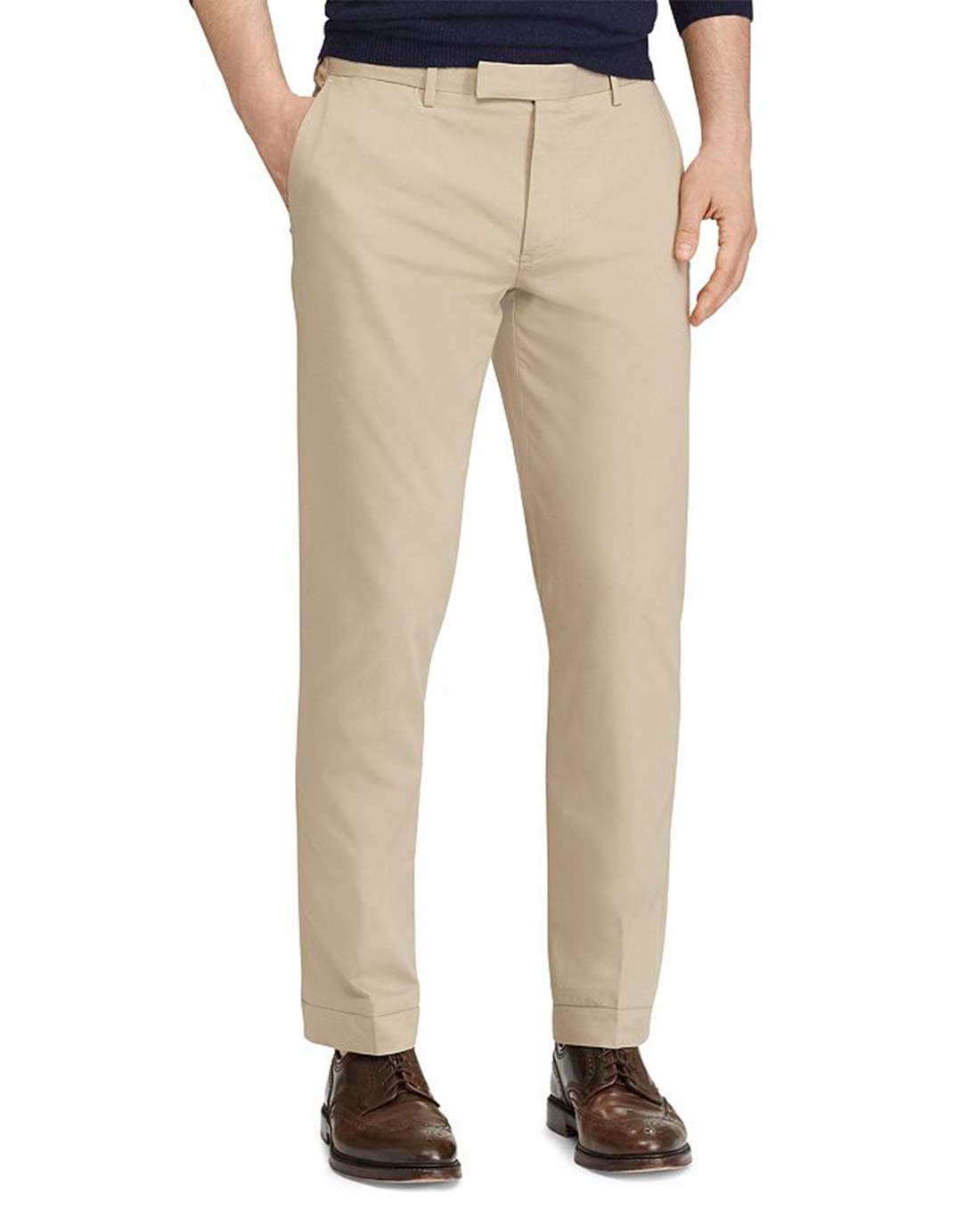 Polo Ralph Lauren Men's Greenwich Stretch Straight Chino Pants 32W x 30L Classic Khaki