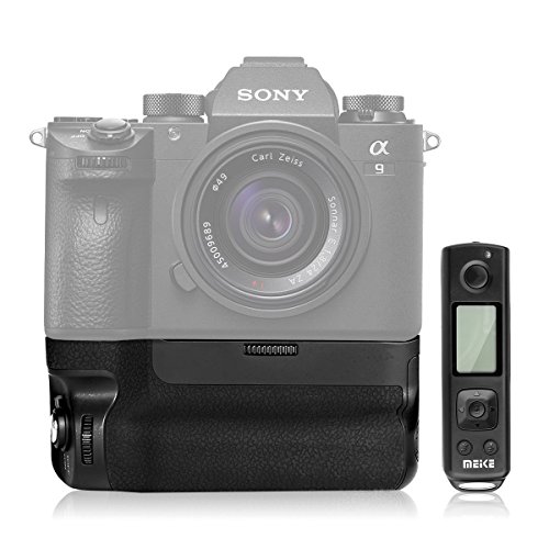 Meike New Pro Battery Grip MK-A9 A7RIII Built-in 2.4GHz Remote Controller Up to 100M to Control shooting Vertical-shooting Function for Sony A9 A7RIII