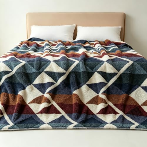 Aztec Serape Strip King Blanket