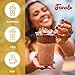 Fanale Premium Creme Brulee Bubble Tea Flavoring Powder | Perfect for Baking, Smoothies, Desserts and Drinks | Instant Flavoring Powder for Boba Milk Tea - 2.2 lb 1kg | PWD288