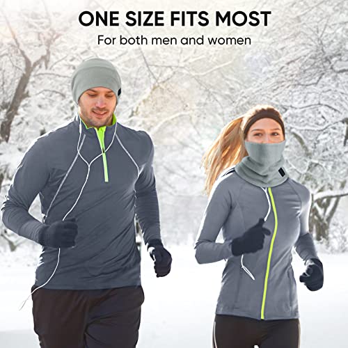 Image of TICONN Neck Gaiter Face Cover Scarf, Neck Warmer Breathable Sun & Wind-proof for Skiing Fishing Hiking Cycling
