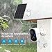 G-Homa Wireless Outdoor Camera with Solar Panel, WiFi Surveillance & Security Camera with Color Night Vision/2-Way Audio/1080P/PIR Motion/Siren/Intelligent AI/Waterproof IP65