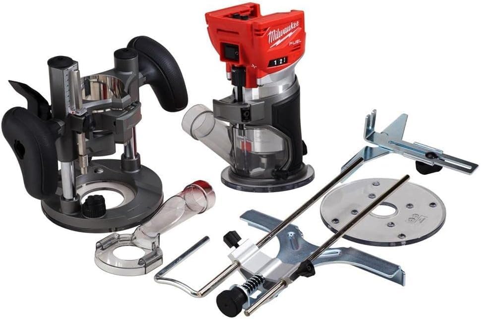 Milwaukee M18FTR-0 M18 Fuel Trim Router 18V Brushless Body Only 4933471604, 18 V