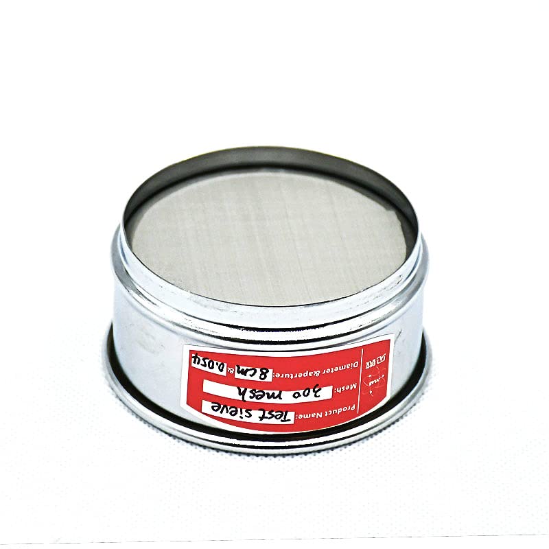 Tamiz de laboratorio Muestreo Inspección Pharkacopeia Standard Test Sieve 304 Sus Filtro Malla croming marco diam.8cm 250-1000 malla(1000 mesh)