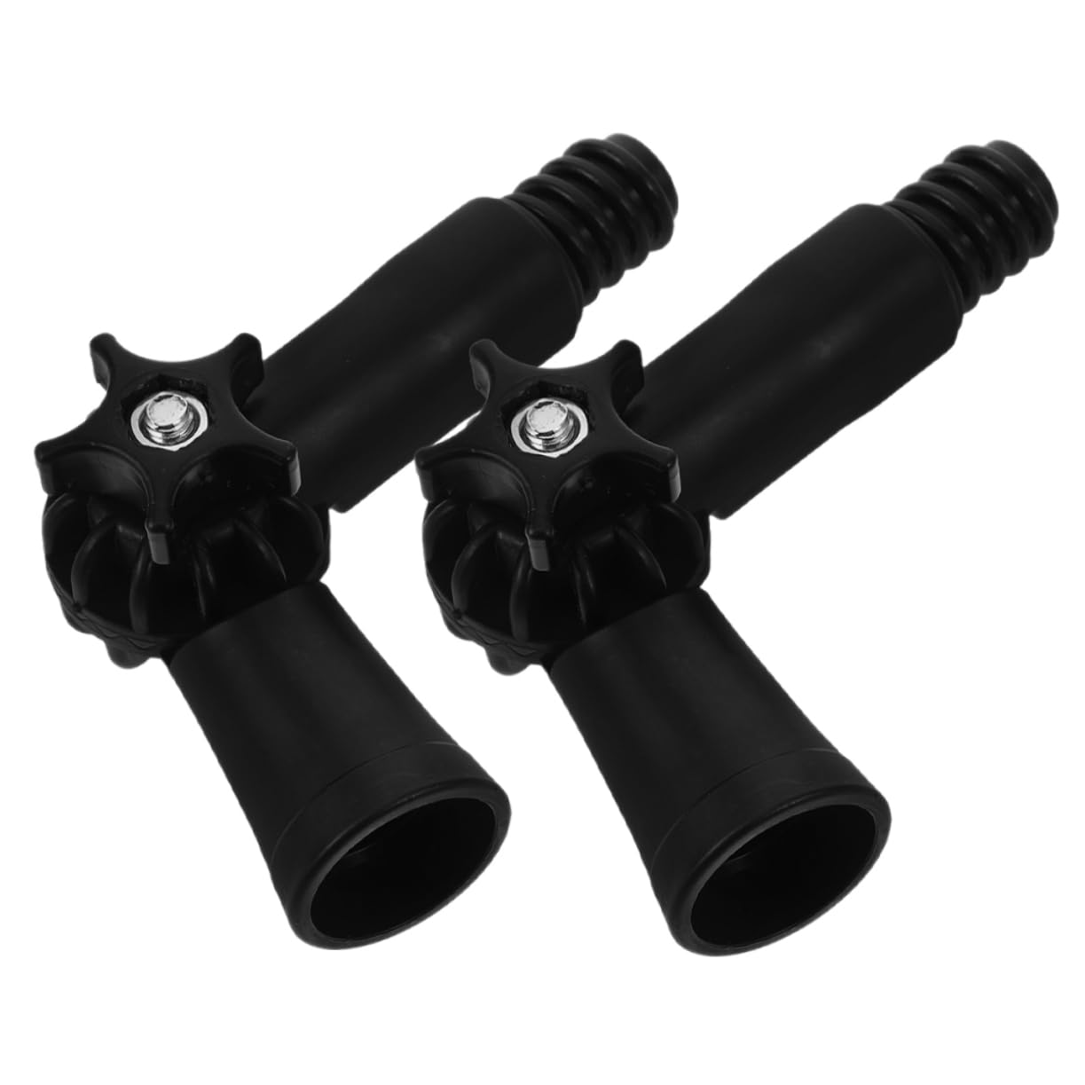 HEALEEP 2pcs Extension Pole Angle Adaptor Threaded Handle Tips for Compatibility American Threaded Cleaning Tools for Window Cleaning High Areas