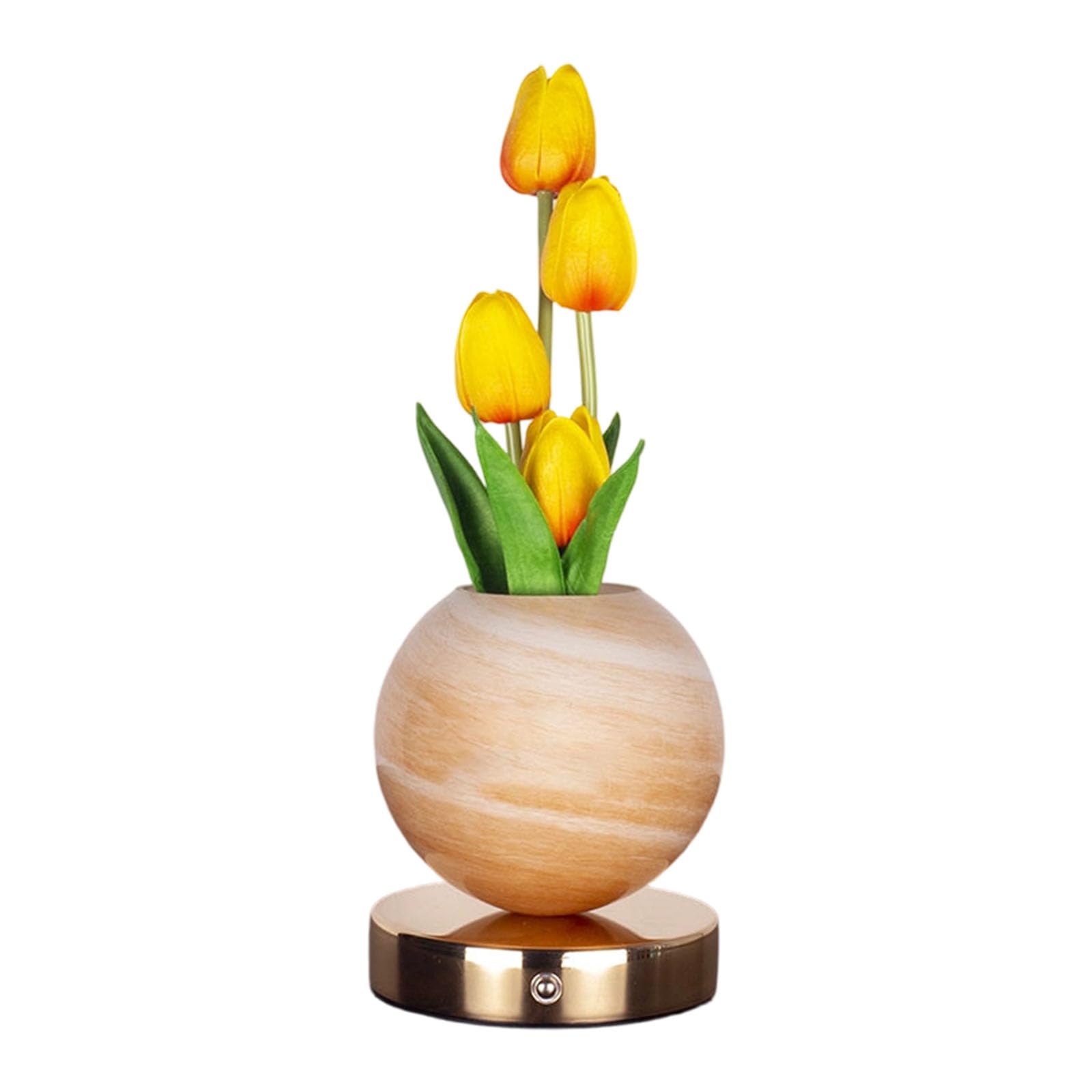 Tsophreniq Artistic Floral Accent Light Portable Unique Reading Lamp with Flexible Placement Perfect for Enhances Room Aesthetics Desk Lamp