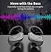 immagine 4Auricolari Bluetooth Sport, Cuffie Bluetooth Senza Fili 5.0 Cuffie Wireless in Ear 80 Ore di Riproduzione Dual Host con HiFi Stereo CVC8.0 Microfono Impermeabile IPX5, per Bicicletta, Correre