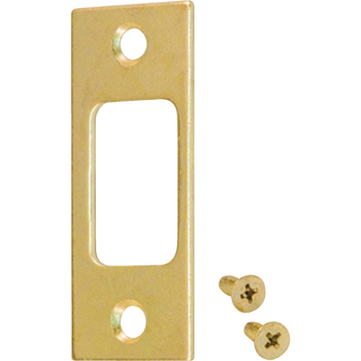 Pêne strike carré Kwikset 85072-3 en laiton brillant pour gâche de porte de maison