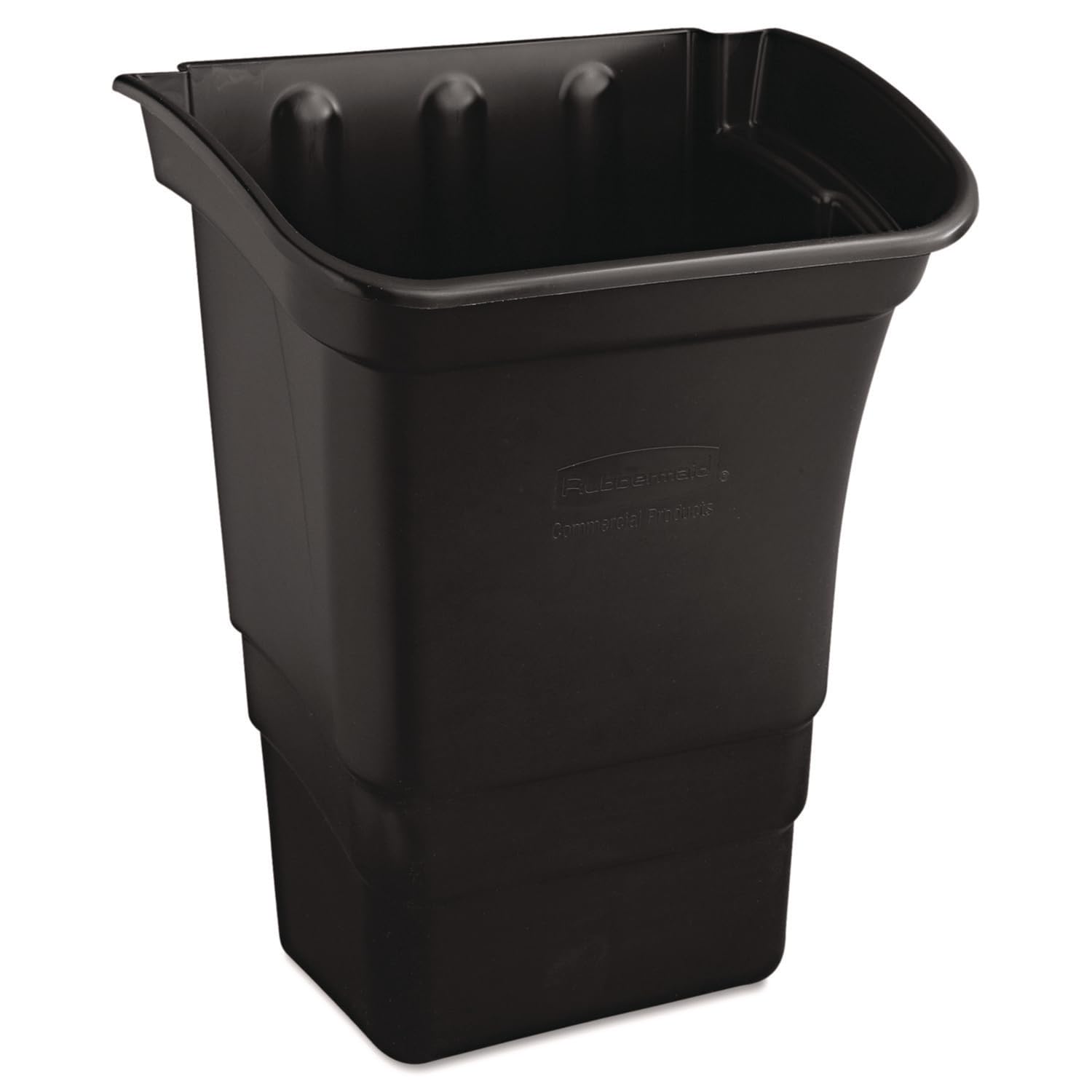 Rubbermaid Commercial Products Bac à déchets pour chariot de service 30 L Noir – Accessoire Poubelle Robuste Pour Chariot de Transport, Poignées Supérieures – FG335388BLA