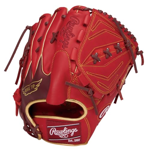 Rawlings Scarlet Sherry Hyper Tech Sync Baseball Glove 11.75in