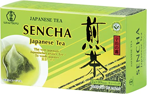 UJINOTSUYU Grüner Tee, Sencha (1 x 20 g - 10 Beutel mit jeweils 2 g)