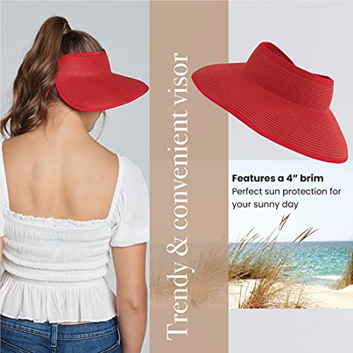 Visera para mujer San Diego Hat Co. Ultrabraid miniatura 3