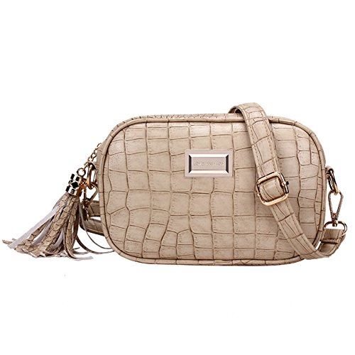 Sac en bandoulière femme avec petit sac de broderie rhombique chic