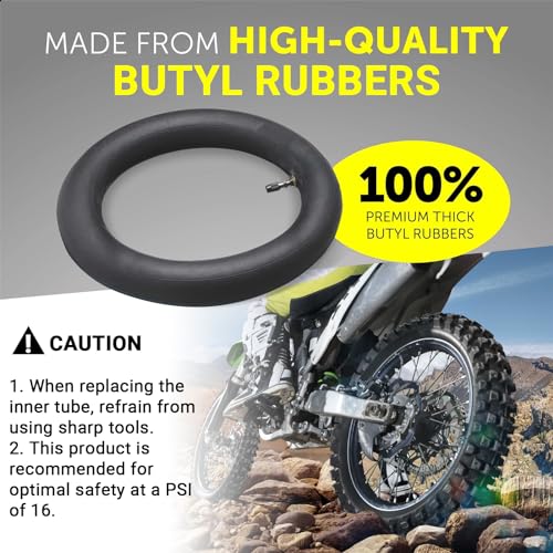 Image of AR-PRO (2-Pack) 2.50 /2.75-10 Dirt Bike Replacement Inner Tubes Heavy Duty|Compatible with Honda Crf50 /Xr50, Razor MX650 / MX500, Suzuki DRZ70 / JR50, Yamaha PW50
